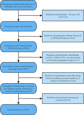 Association between vitamin D serum levels and insulin resistance assessed by HOMA-IR among non-diabetic adults in the United States: Results from NHANES 2007–2014